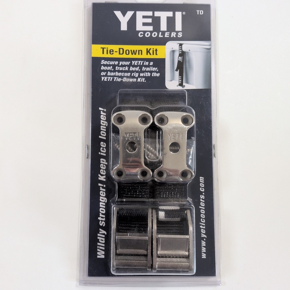 YETI Coolers Tie-Down Kit Marine Grade Stainless Steel Straps Tundra TD NEW